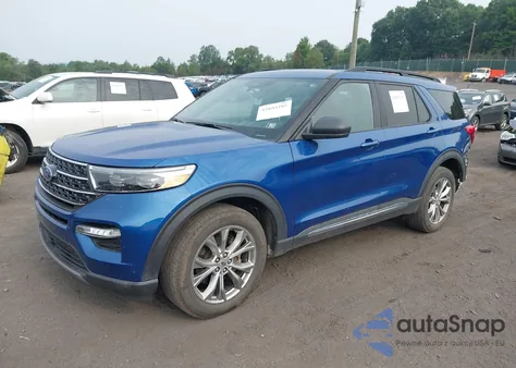 2020 Ford Explorer Xlt z USA, uszkodzony, nr VIN 1FMSK8DH2LGC20734